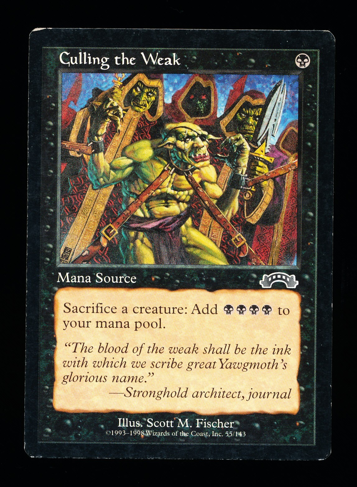 * * 1x Culling the Weak x1 * * Exodus MTG LP Lightly Played