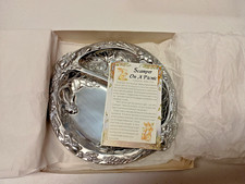 Arthur Court Scamper on a Picnic 3 section Baby dish 1997 Orig. booklet box