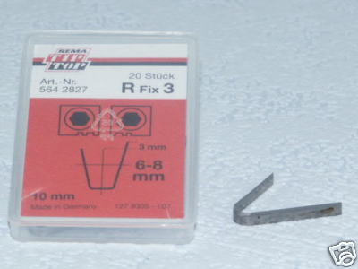 20x Nachschneidmesser R Fix 3 für Rubber Cut, Profilschneider R3 >5642820