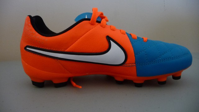 nike tiempo genio blue orange