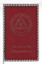 Single Railroad Playing Card "Chicago Alton RR, C&A-8a" Bollhagen, Standard,1940