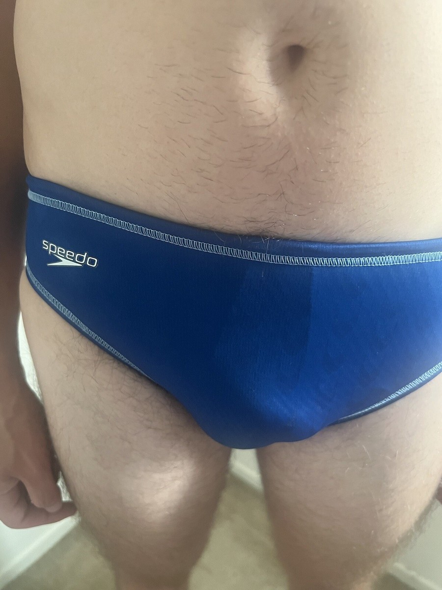 Speedo Fastskin FSII blue 28 Mens Boy swimsuit swimming