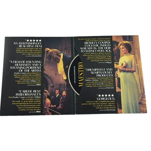 *RARE* MAESTRO (2023) FYC: Book 2-LP Vinyl, Film Sleeve, Screenplay, Magazine - Picture 5 of 14
