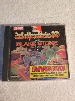 SEALED Wolfenstein 3D & Blake Stone Aliens of Gold PC Companion Edition