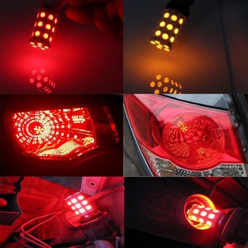 2XT20 7443 W21/5W 27 5050 SMD LED Bremslicht Rücklicht Blinker Lampe Birnen Weiß - Bild 11 von 11