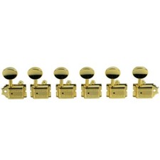 Kluson 6 In Line Locking Deluxe Series Tuning Machines Gold