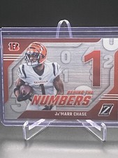 2023 Zenith Football Behind The Numbers Ja’Marr Chase 11 Cincinnati Bengals 