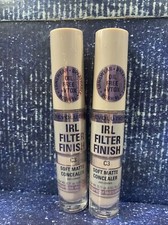 2 XNew Makeup Revolution IRL Filter Longwear Foundation Breathable Soft Matte C3