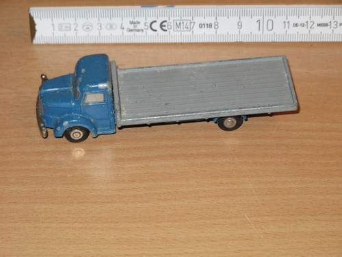 Schuco Piccolo Krupp 749 Camion à Plateau Vintage En Défectueux - Picture 2 of 4