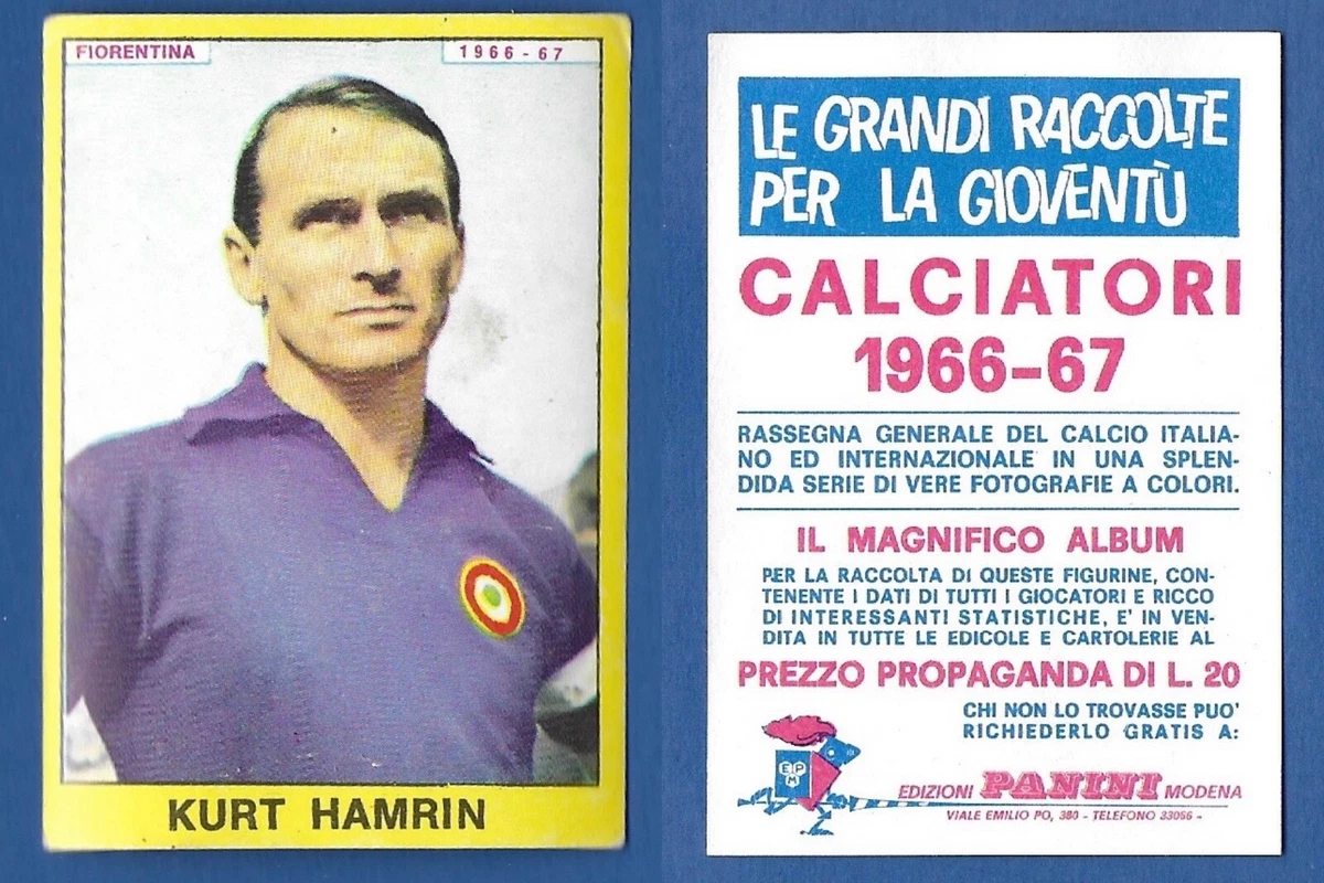 Figurine Nannina Des Années 60 - Hamrin Fiorentina N°002 - Collection Vintage