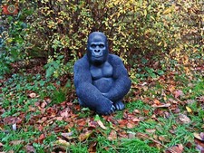 SILVERBACK GORILLA by Vivid Arts, Stunning Life Like Home & Garden Ornament. D