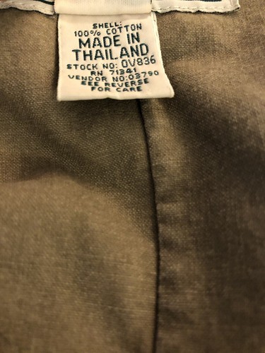 Vintage L.L. Bean Blazer Mens 40 Tan Cotton Canvas Sport Coat Jacket - Picture 6 of 9