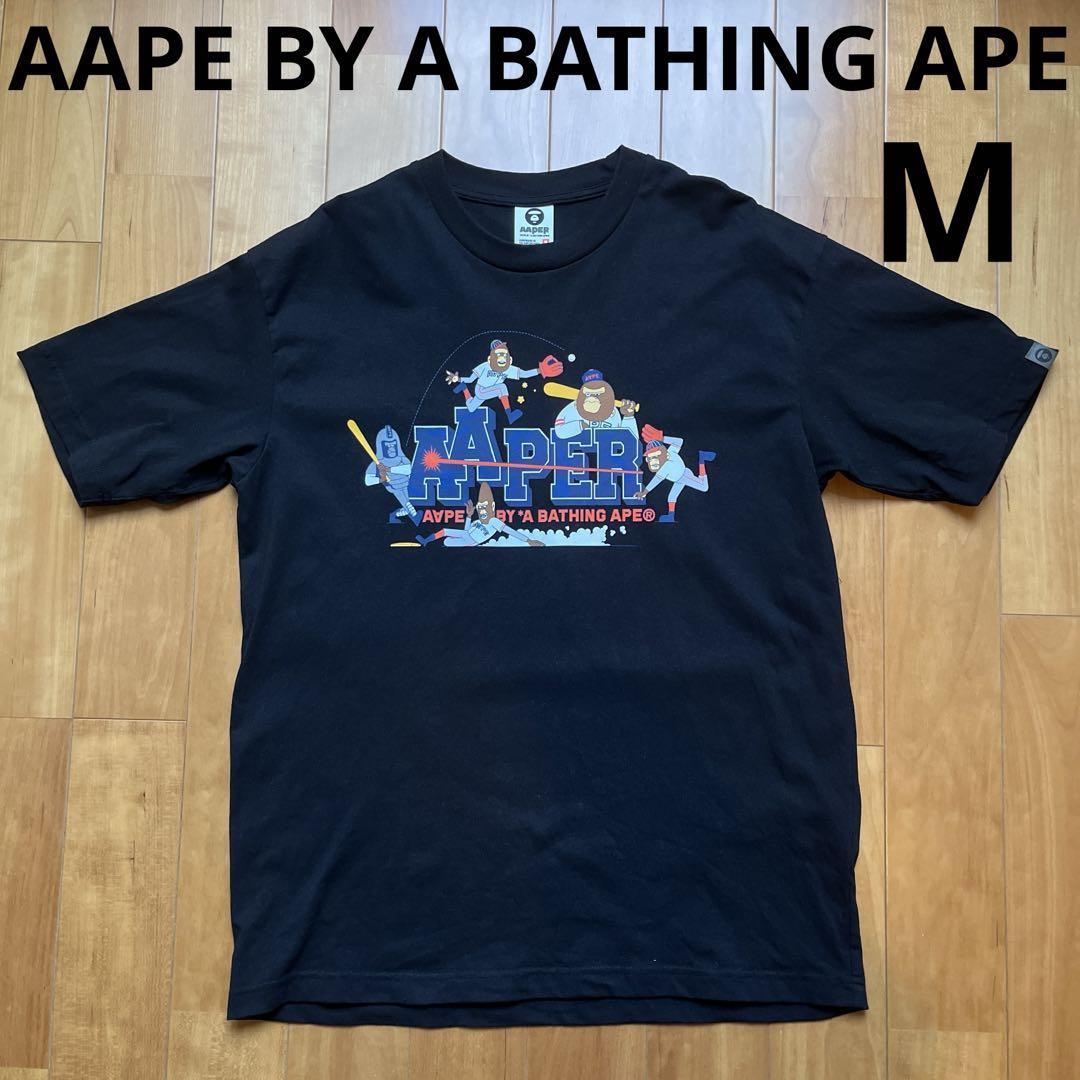 AAPE BY A BATHING APE T-SHIRT BLACK M SIZE APE | eBay 