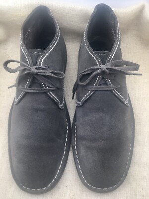 John Varvatos USA Lace Up Boots Hipster Chukka Ankle Gray  display picture 1