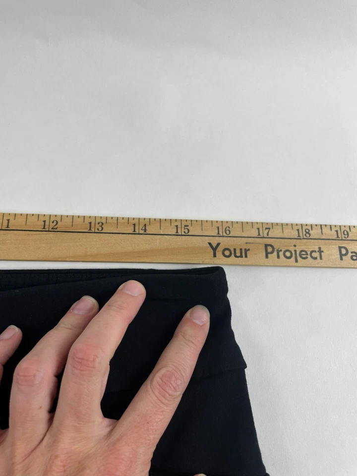 Ruby Rd. Pants Women's Size 12P Petite Black Pull On Mid Rise Waist Band Stretch - Image 3 of 4