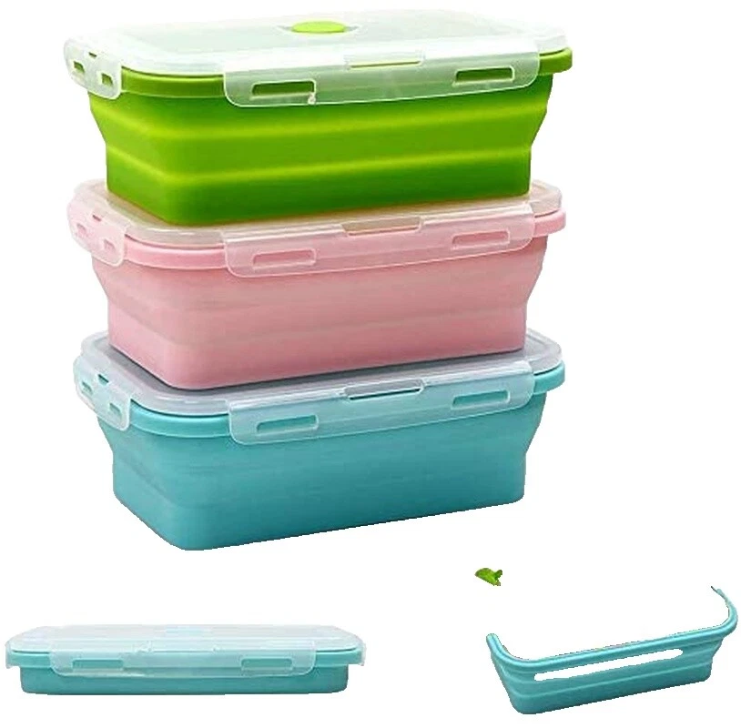 Contenedores de almacenamiento de alimentos de Plástico Multicolor