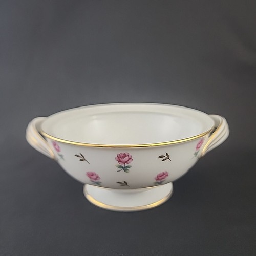 Crema y azúcar Noritake vintage *SIN TAPA* rosa rosa 5530 ramitas porcelana de hueso - Imagen 2 de 11