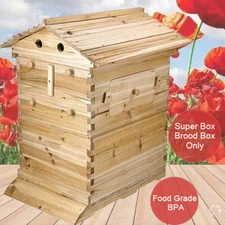 Automatic Bee Hives Honey House Bee Boxes Beekeeping Equipment Brood Box + Super