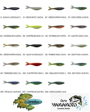 Gary Yamamoto Zako Junior (134JR-08) Swim Bait 3 Inch Jig Trailer Any 22 Colors