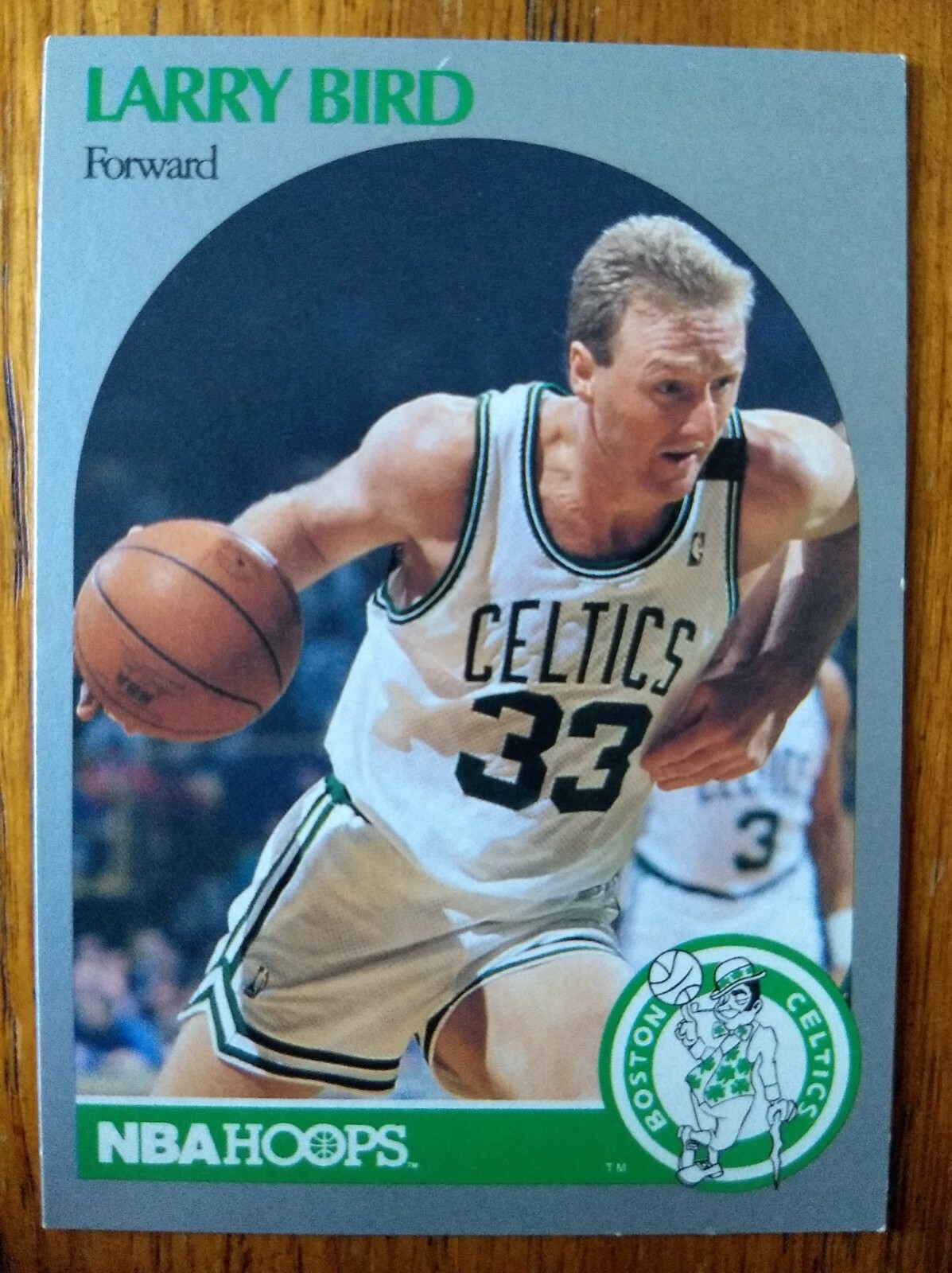 LARRY BIRD, 1990-91 NBA HOOPS #39, CELTICS