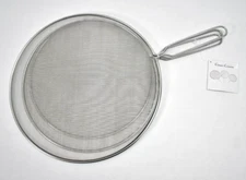 3 Piece Splatter Screen Set Fine Mesh Stainless Steel For Pots/Pans 82-KIT1046
