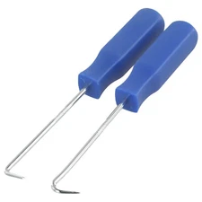 2 Pcs Set Car Pick & Hook Tool O-Ring Oil Seal Gasket Puller Remover Hand Tools