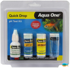 Aqua One 92000 Aquarium Fish Tank Quick Drop PH 6 to 7.8 Test Kit 