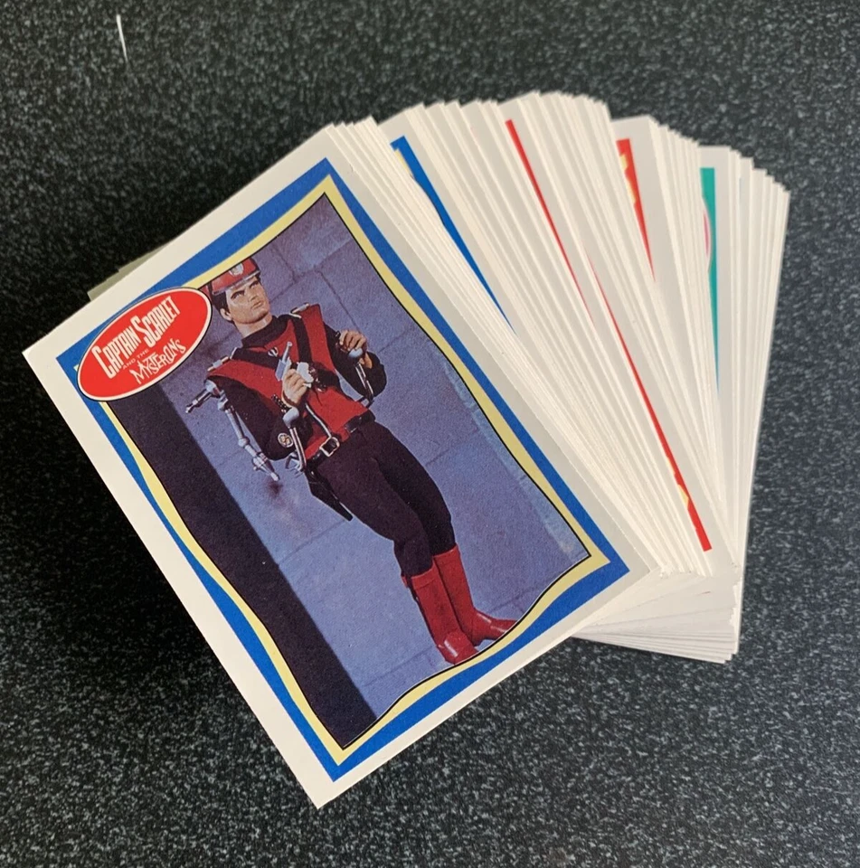 Gerry Anderson TRADE CARDS x 4 Sets THUNDERBIRDS JOE 90 STINGRAY CAPT SCARLET - Image 3 of 4