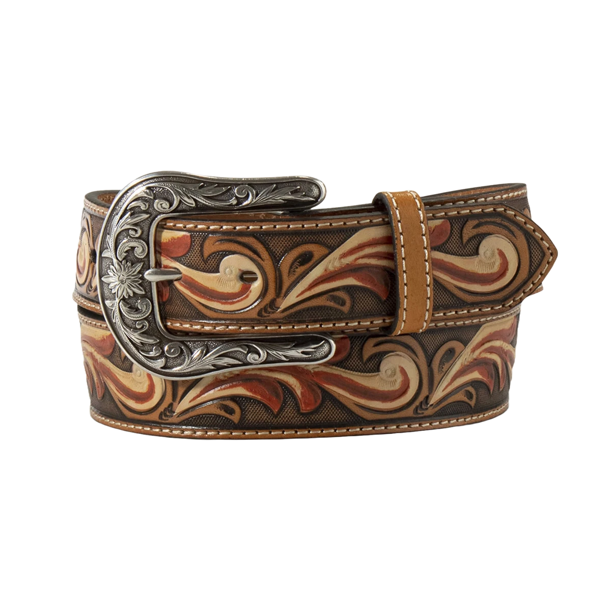 ARIAT Cinturón De Patrón Cruzado Con Herramientas De 1 1/2 Pulgadas, XL, Azul, Azul