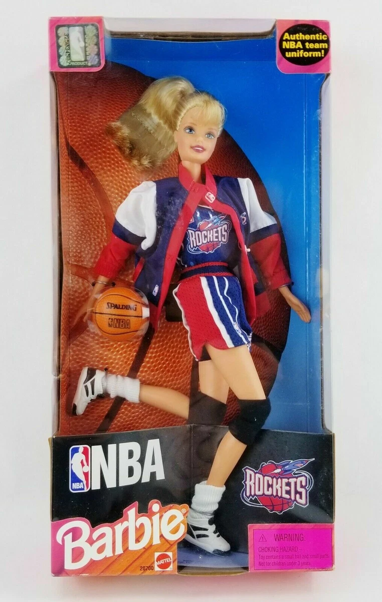 NBA Barbie Doll Houston Rockets 1998 Mattel 20700 eBay