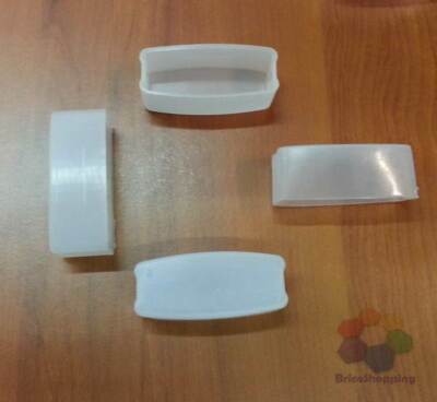 SUPVOX 20 Pomelli Per Tende A Coulisse In Plastica Trasparente – Accessori Per Tende Veneziane E A Pacchetto - 2
