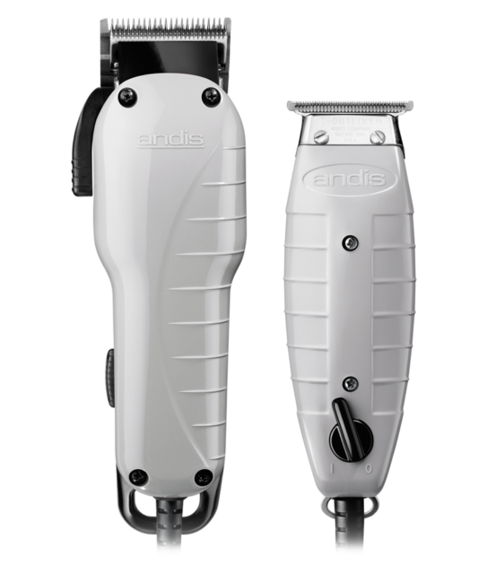 Andis Professional Barber Combo Adjustable Clipper with Trimmer - 66325 GREY