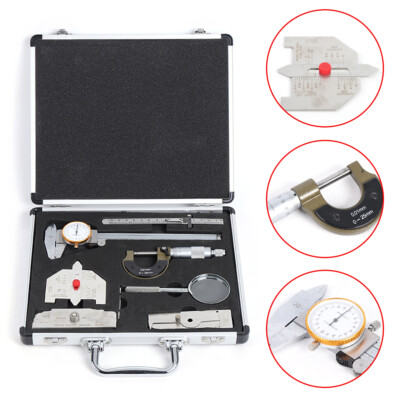 Welding Gauge Inspection Kit Welder Inspection Gauge Tool Test Ruler Box NEW