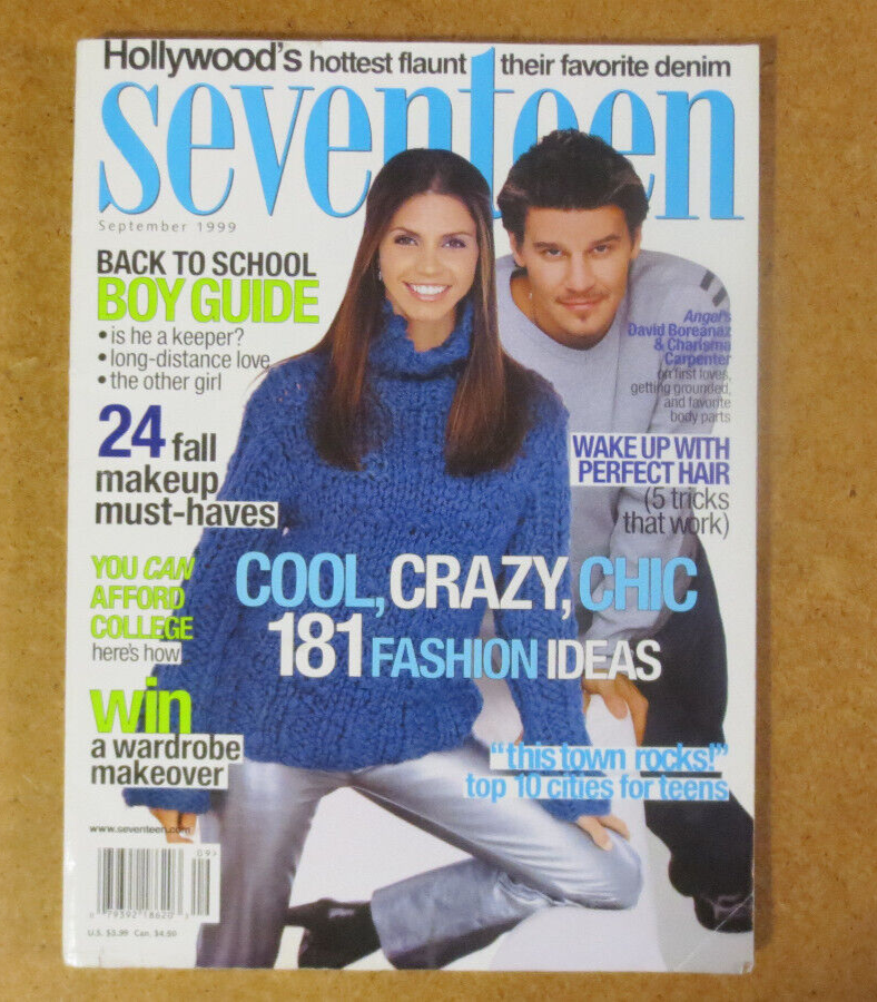 Seventeen Magazine David Boreanaz - Charisma Carpenter JASON BEHR