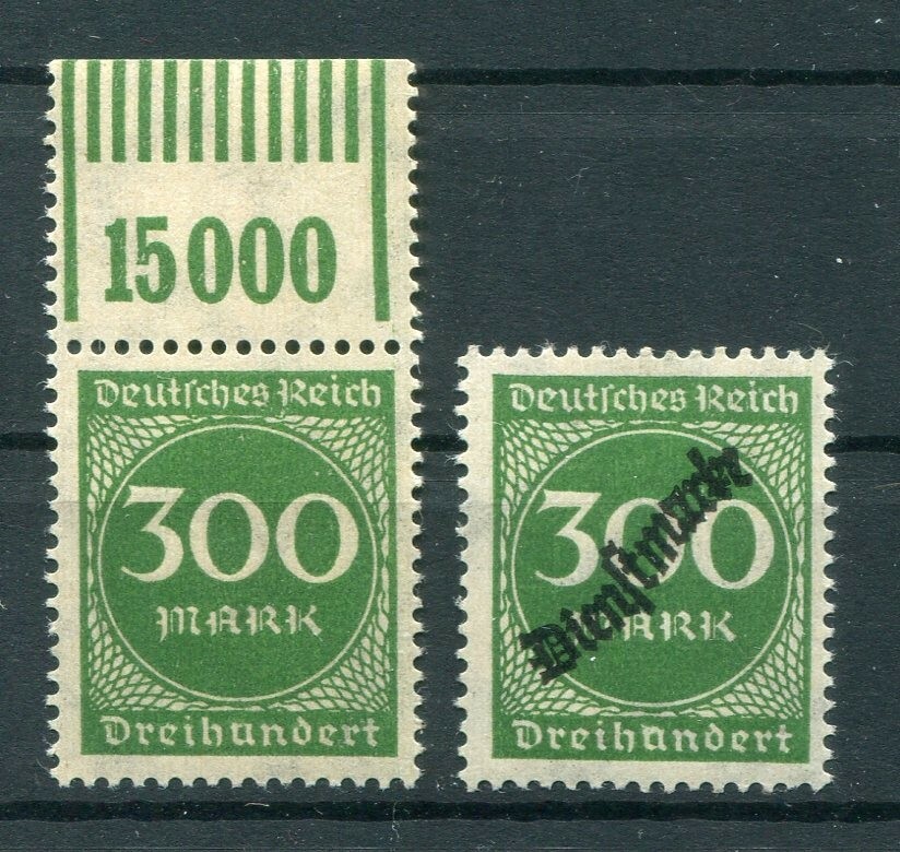 Dr-Infla +Dienst 270I+D79I Abart** Mnh Postfrisch 115eur (Z5379
