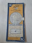 MICHELIN CARD N°: 76 - AURILLAC - SAINT ETIENNE - 1949 -