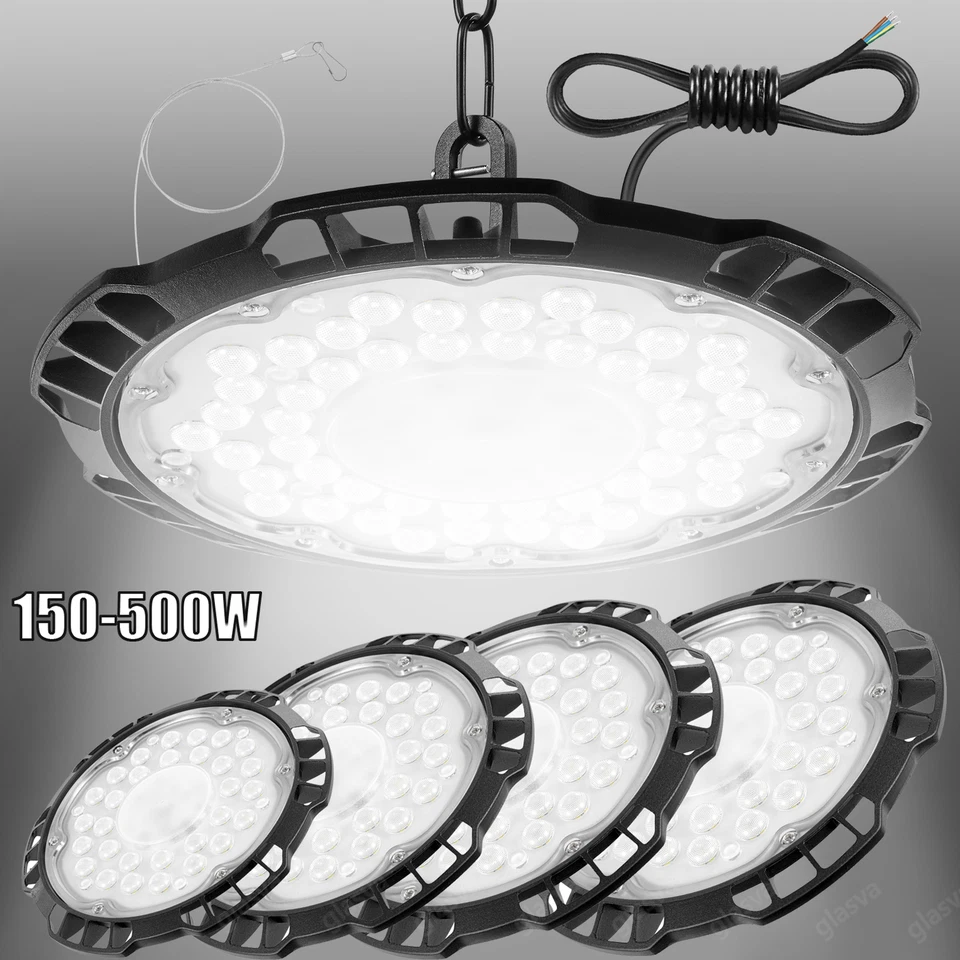 UFO LED Iluminación de nave Lámpara de nave Foco de nave Lámpara industrial 150-500W A - Imagen 2 de 4