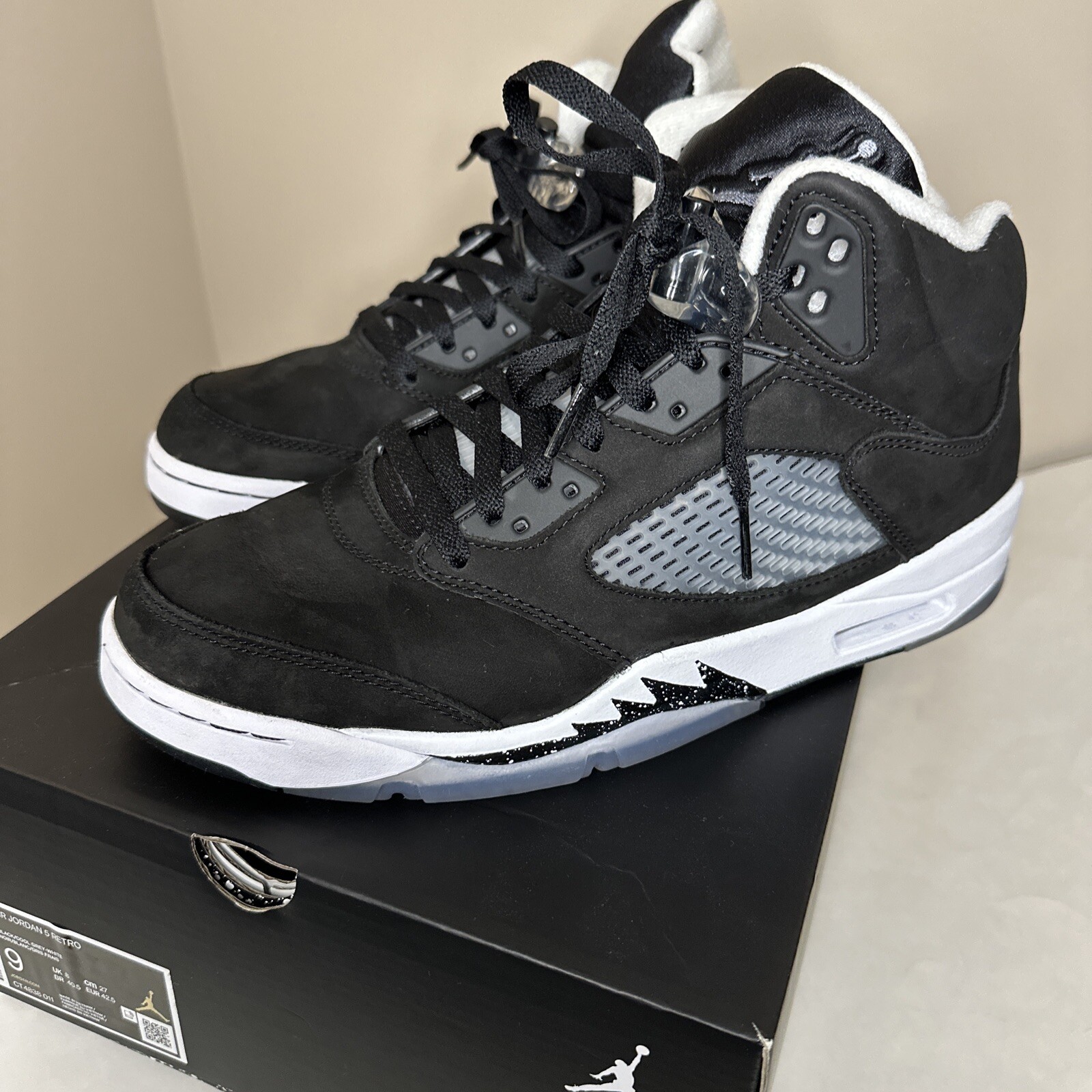 Nike Air Jordan 5 Retro Oreo Moonlight 2021 CT483801… Gem