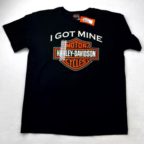 HARLEY DAVIDSON Motorcycles T-Shirt Adult LG Black I Got Mine Grand Canyon AZ