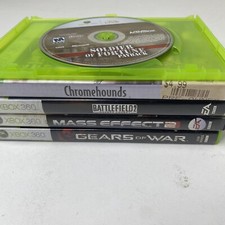 Xbox 360 Lot of 5 Chromehounds Battlefield 2 Gears of War Mass effect 2 Fortune
