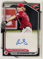 2024 Bowman Prospects Cole Schoenwetter Autograph Auto #PPRA-CS Reds Baseball