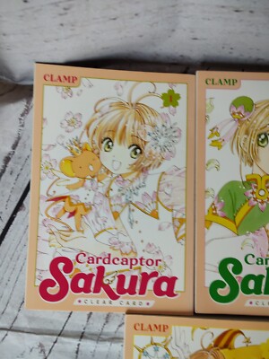 Cardcaptor Sakura 1-5 Clear Card Manga English Captor 5 Books