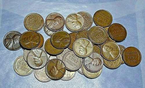 1 (ONE) 1929-P LINCOLN CENT "F-VF" FINE TO VERY FINE OR BETTER DESIGN CLEAR BUY