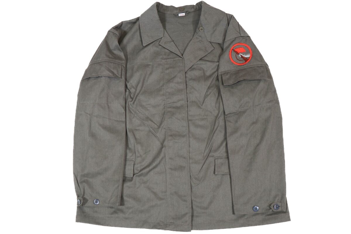 Large - East German Kampfgruppen OD Summer Issue Jacket Large - East German Kampfgruppen OD Summer Issue Jacket