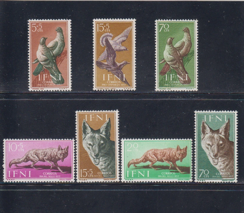 IFNI ESPAÑA SPANIEN ESPAGNE AÑO 1957 NUEVO COMPLETO MNH SPAIN -EDIFIL 135/41