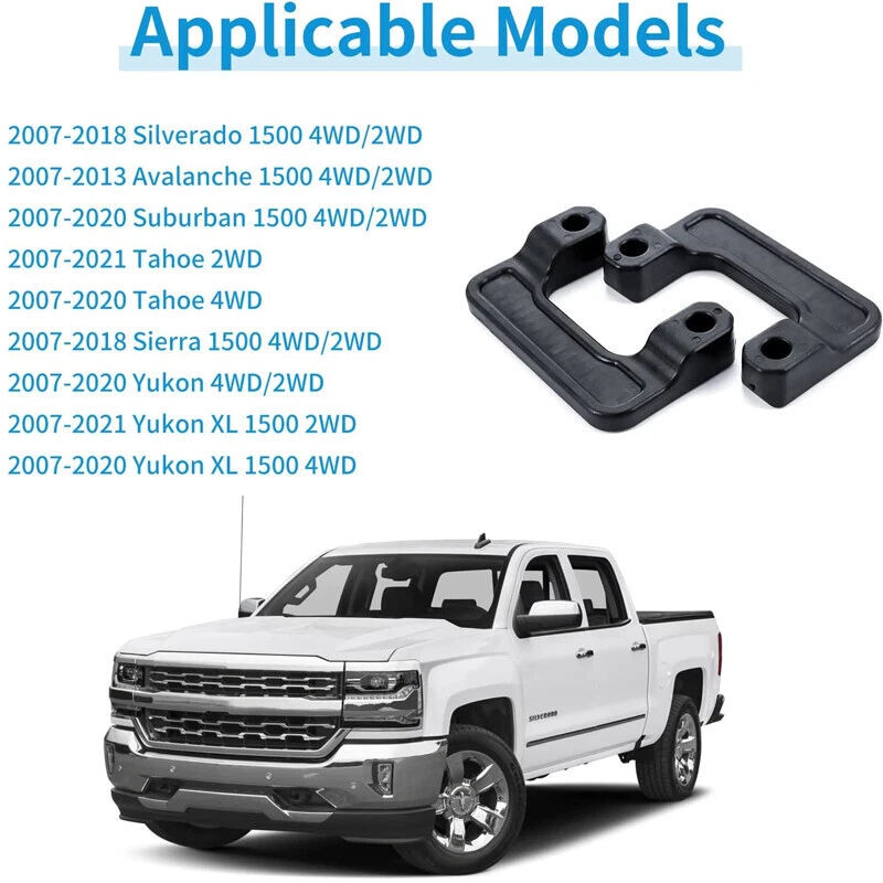 2" Inch Leveling Kit For 2007-18 Chevy Silverado/ GMC Sierra 1500 Suburban/Tahoe Foto 4 de 4