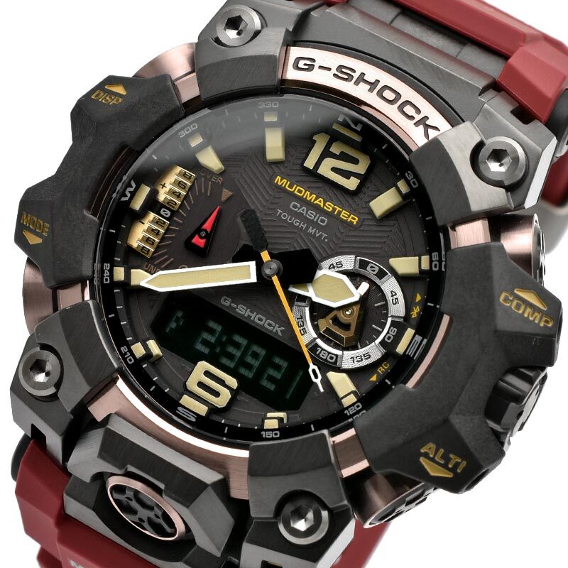Pre-owned Casio G-shock Gwg-b1000-1a4jf Master Of Mudmaster Radio Solar Watch 52.1mm