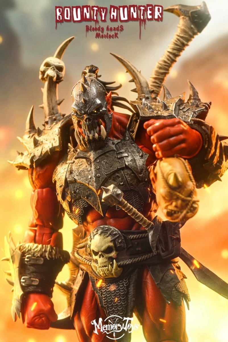 Memory Toys Bounty Hunter Bloody Hands Morlock Red Orc Action
