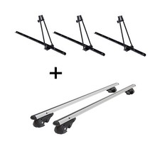 3x Fahrradträger ORION+Dachträger VDP004 L für Kia Sportage JE 04-'10