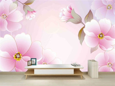 Young Cozy Rose 3D Full Wall Mural Photo Wallpaper Printing Home Kids Decor